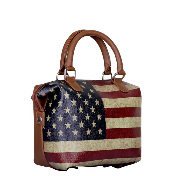 Printed Leather 3-in-1 Convertible Top Handle Crossbody Bag for Women- Daily Use - Picture 16 of 16